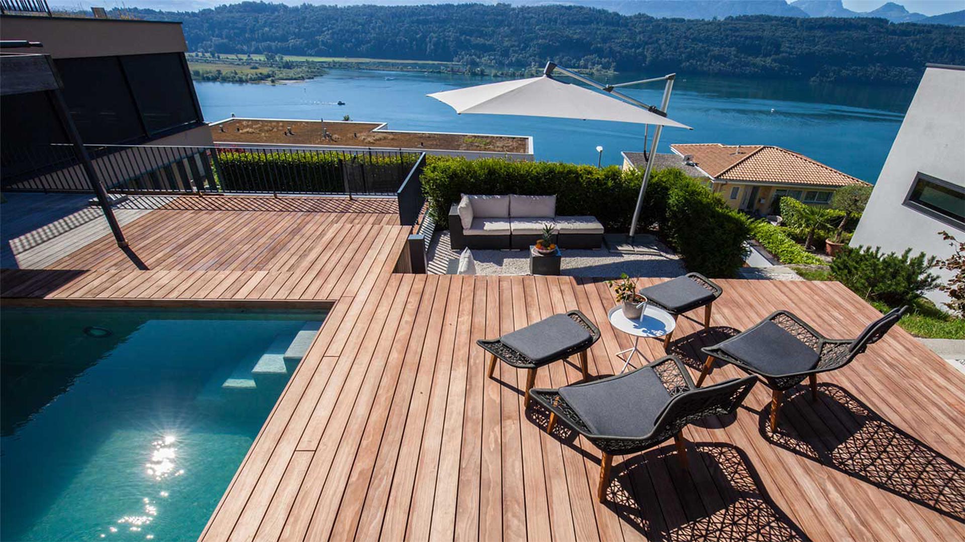 Terrace design and sun protection by Zweifel Terrazza AG