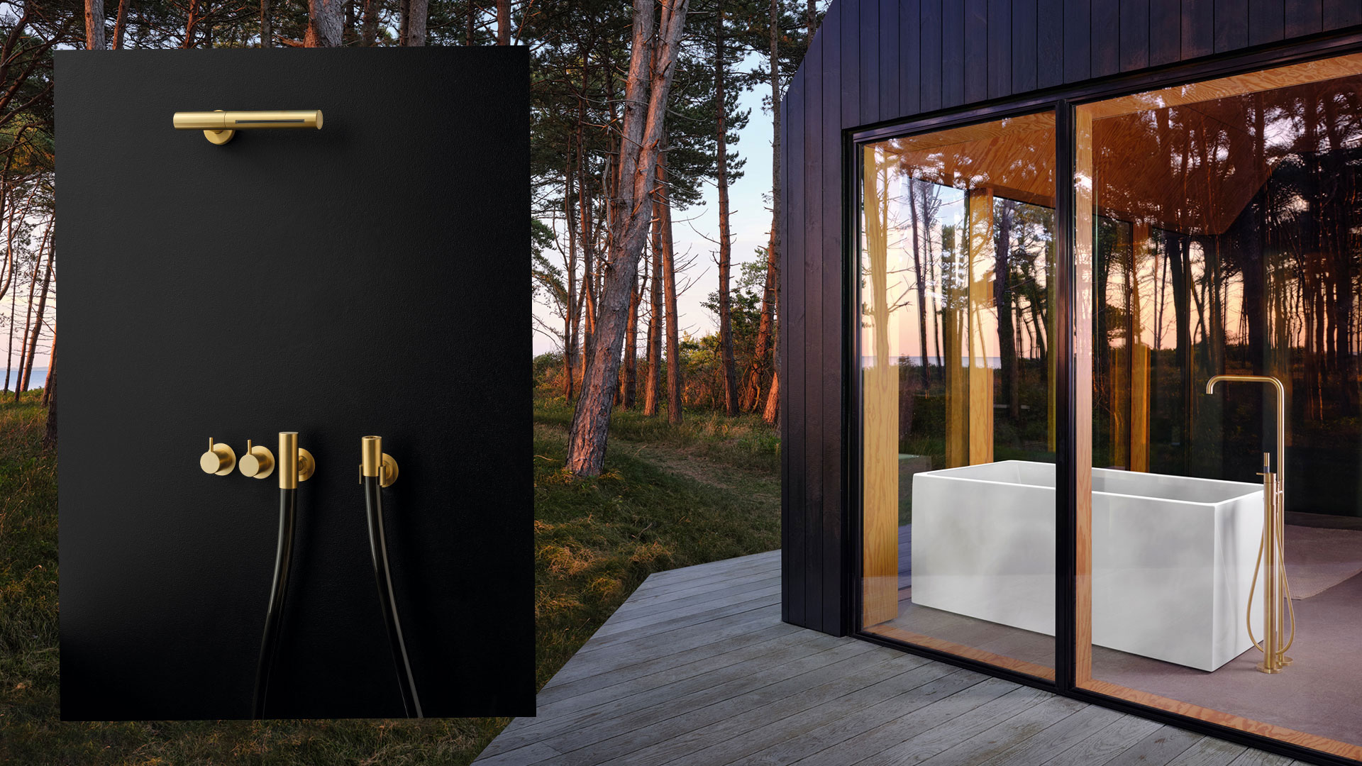 VOLA fittings for kitchen and bathroom, design by Arne Jacobsens, Scandinavian craftsmanship
